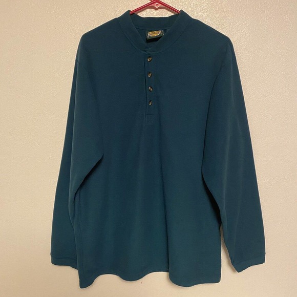 Cabela's Other - Cabelas Mens Blue Fleece Long Sleeve Shirt Size L - o